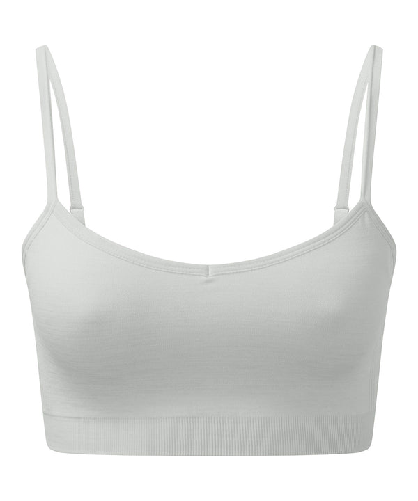 Women's TriDri® Recycled Seamless ''3D Fit'' Multi-sport Flex Bra - Cool Grey Melange