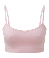 Women's TriDri® Recycled Seamless ''3D Fit'' Multi-sport Flex Bra - Light Pink Melange