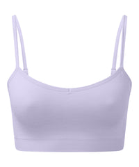 Women's TriDri® Recycled Seamless ''3D Fit'' Multi-sport Flex Bra - Lilac Melange