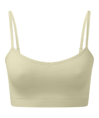 Women's TriDri® Recycled Seamless ''3D Fit'' Multi-sport Flex Bra - Sage Green Melange