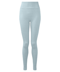 Women's TriDri® Recycled Seamless ''3D Fit'' Multi-sport Flex Leggings - Sky Blue Melange
