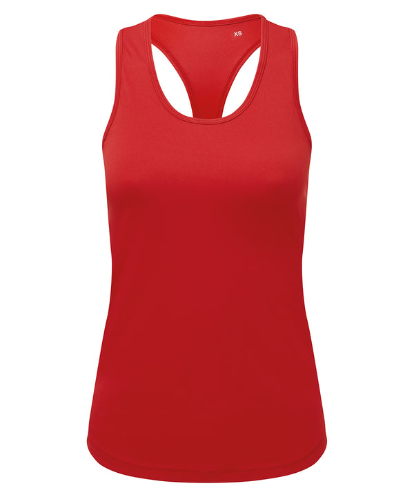 Women's TriDri® Recycled Performance Slim Racer Back Vest - Fire Red