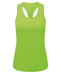 Women's TriDri® Recycled Performance Slim Racer Back Vest - Lightning Green