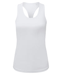 Women's TriDri® Recycled Performance Slim Racer Back Vest - White