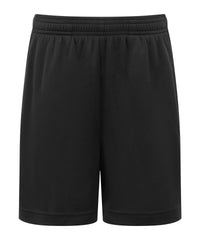 Kids TriDri® Ion-charge Performance Shorts - Black