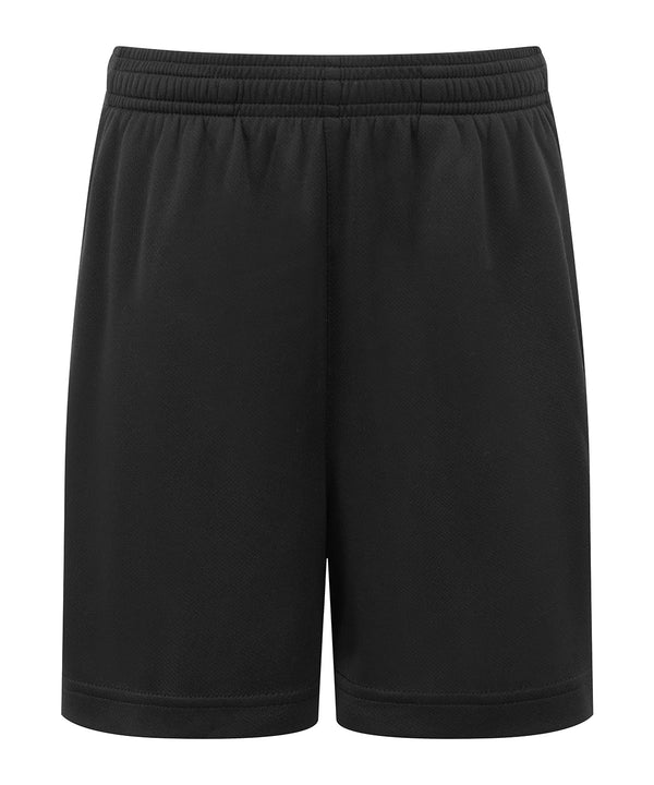 Kids TriDri® Ion-charge Performance Shorts - Black