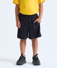 Kids TriDri® Ion-charge Performance Shorts - Black