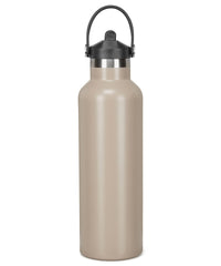 Tridri® Vacuum Sports Water Bottle with Flip Up Straw - Stone