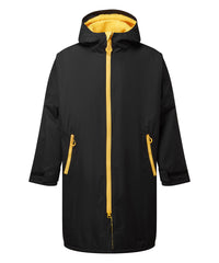 Tridri® Recycled All-seasons Waterproof Changing Robe - Black/Sun Yellow