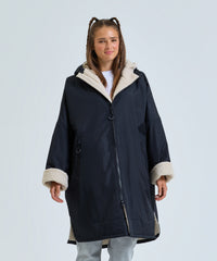 Tridri® Recycled All-seasons Waterproof Changing Robe - Black/Charcoal