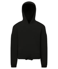 Kids TriDri® Recycled Cropped Oversize Hoodie - Black