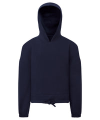 Kids TriDri® Recycled Cropped Oversize Hoodie - Navy