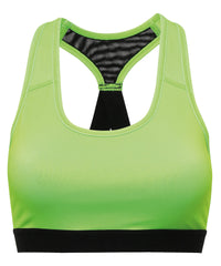 TriDri® Performance Sports Bra (medium Impact) - Lightning Green