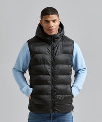 2786 Solitude Recycled Hooded Bodywarmer - Black