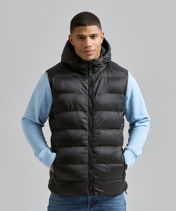 2786 Solitude Recycled Hooded Bodywarmer - Black