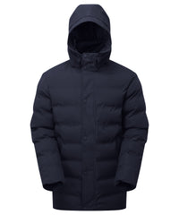2786 Recycled Bonded Longline Padded Jacket - Navy