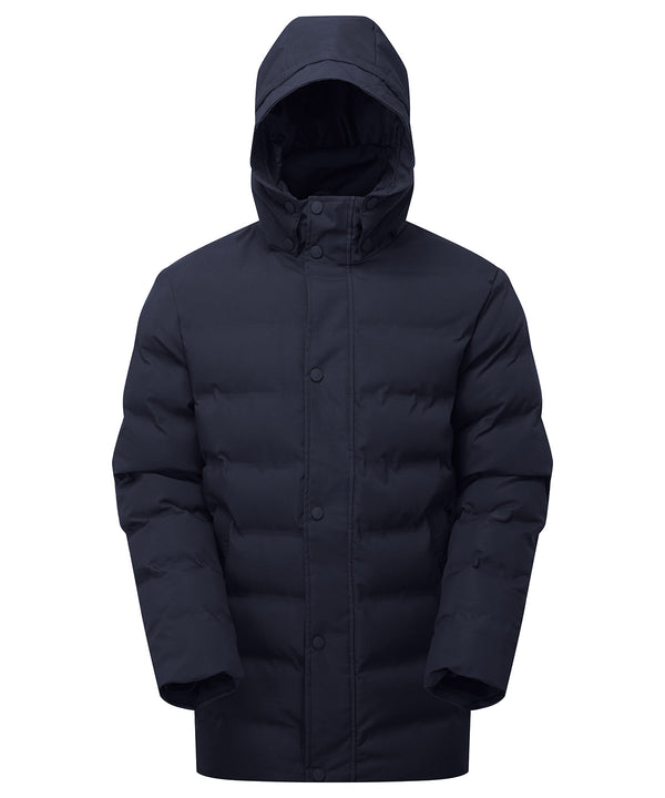 2786 Recycled Bonded Longline Padded Jacket - Navy