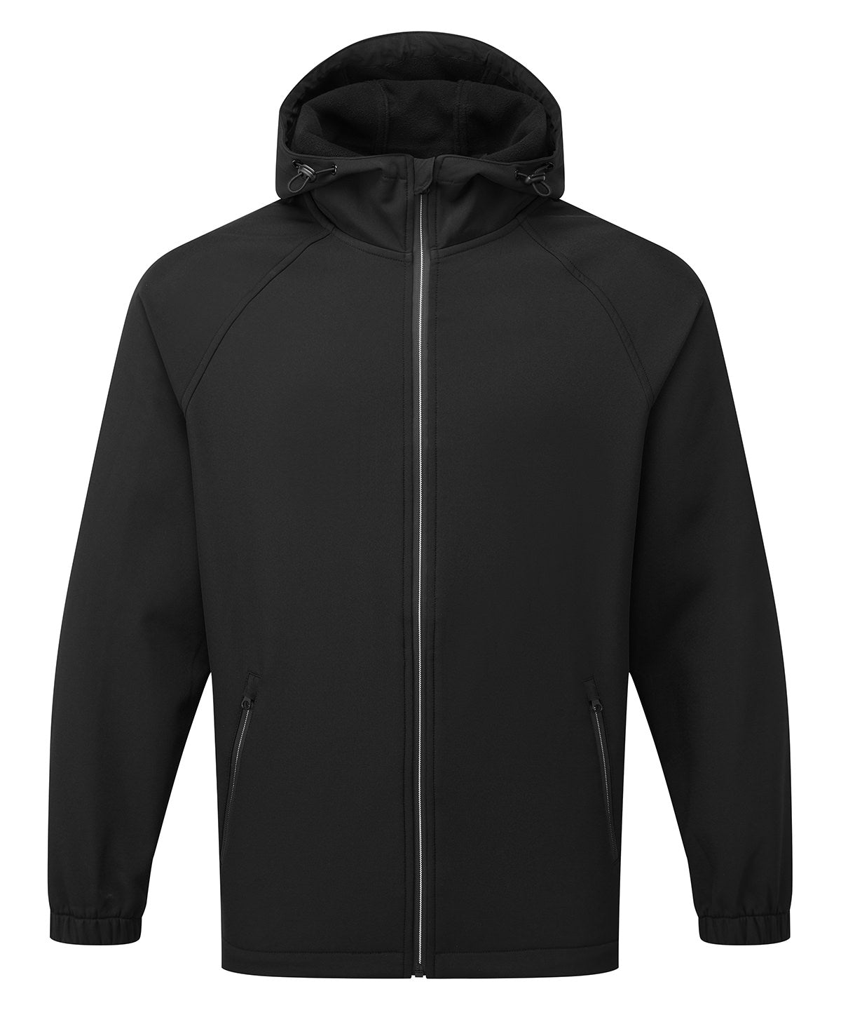 2786 Hooded 2-layer Softshell Jacket - Black