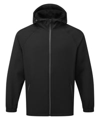 2786 Hooded 2-layer Softshell Jacket - Black