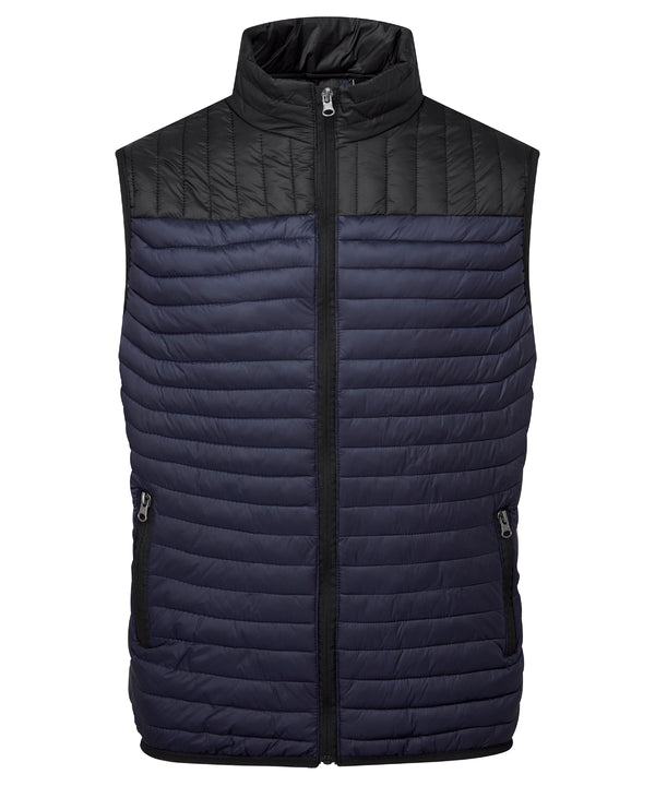 2786 Domain Two-tone Gilet - Navy/Black