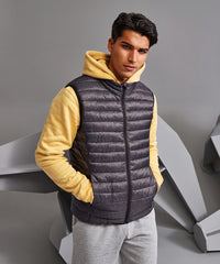 2786 Melange Padded Gilet - Charcoal Melange