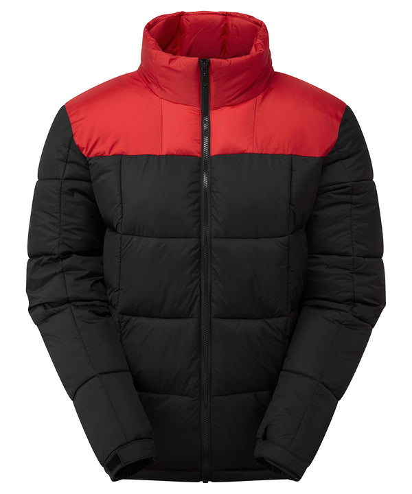 2786 Fourteener Box Quilt Jacket - Black/Red