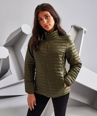 2786 Women's Tribe Fineline Padded Jacket - Olive