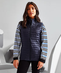 2786 Women's Tribe Fineline Padded Gilet - Black