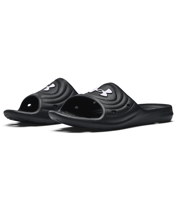 Under Armour Ua Locker Iv Slides - Black/Black/White