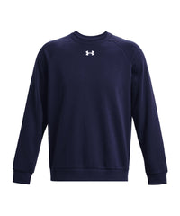 Under Armour Ua Rival Fleece Crew - Midnight Navy/White