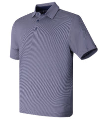 Underarmourgolf Ua Playoff 3.0 Stripe Polo Lb – Microstripe - Midnight Navy/Downpour Grey/Black