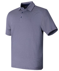 Underarmourgolf Ua Playoff 3.0 Stripe Polo Lb – Microstripe - Midnight Navy/Downpour Grey/Black