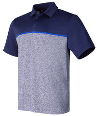 Underarmourgolf Ua Playoff 3.0 Stripe Polo Lb – Edge Lit - Midnight Navy/Royal/Midnight Navy