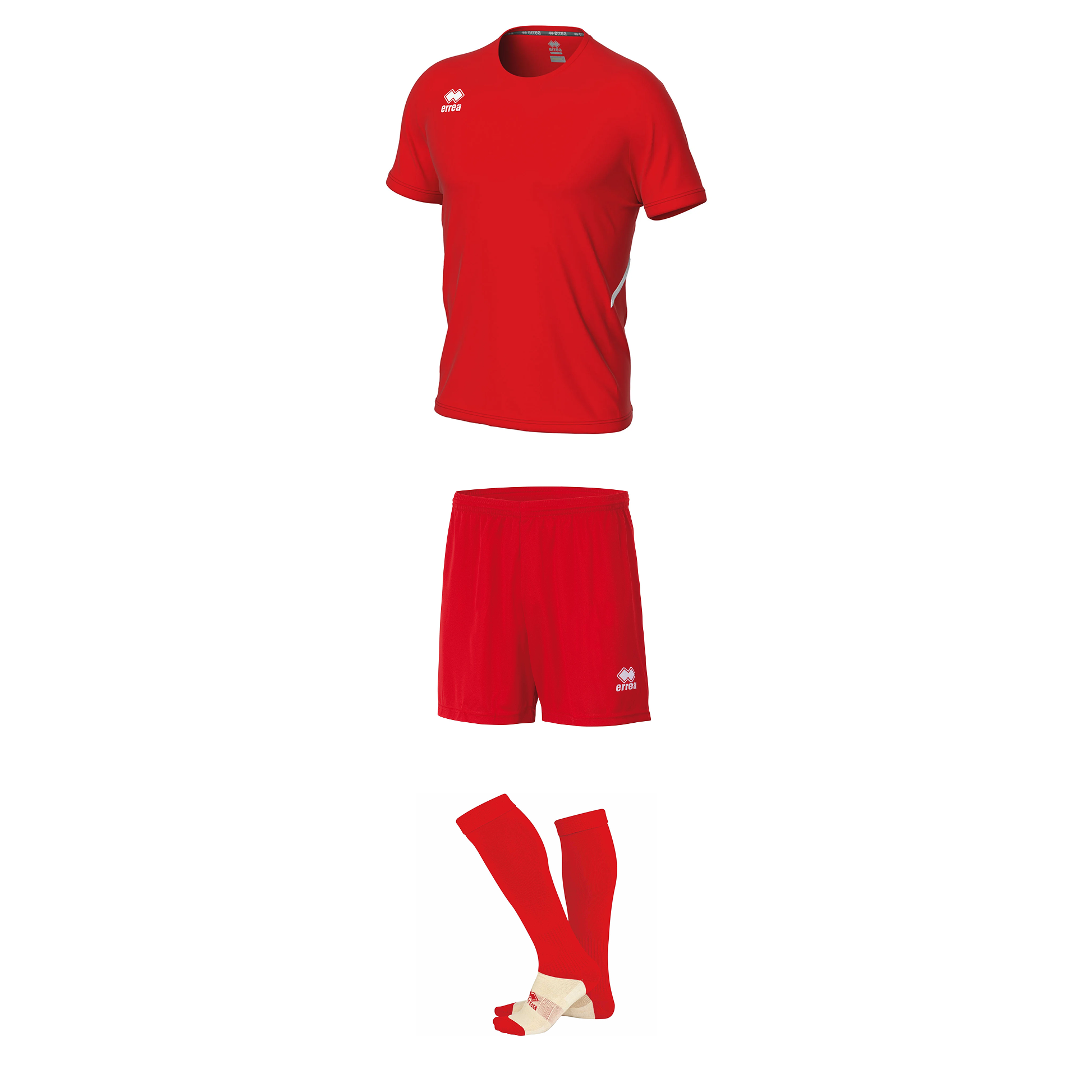 Errea Marvin Shirt + New Skin Shorts + Poly Socks | Badge Included