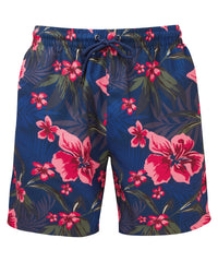 Wombat Men's Swim Shorts - Navy/Pink*†