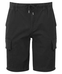 Wombat Men’s Drawstring Cargo Utility Shorts - Black