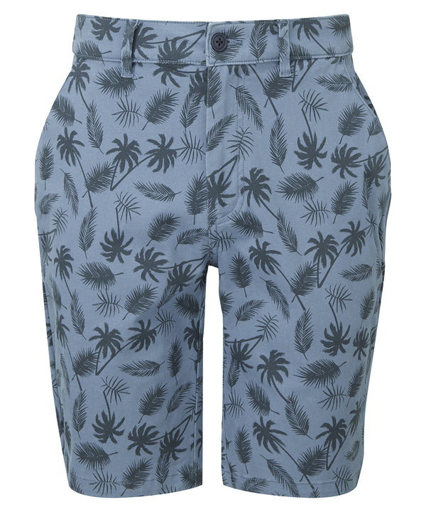Wombat Men’s Palm Print Shorts - Blue
