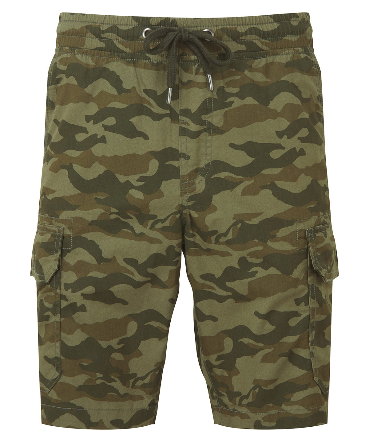 Wombat Men’s Camo Cargo Utility Shorts - Green