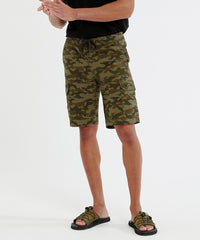 Wombat Men’s Camo Cargo Utility Shorts - Green