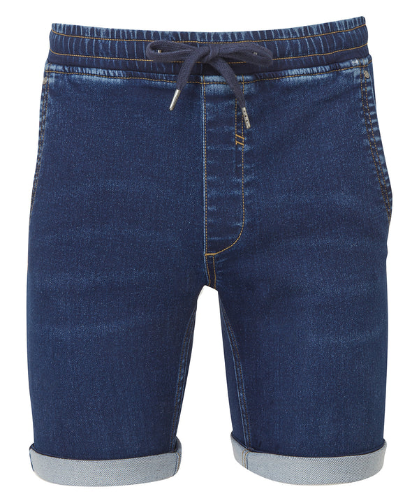 Wombat Men’s Denim Drawstring Shorts - Blue