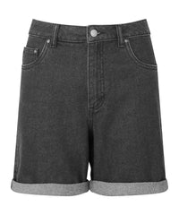 Wombat Women’s Denim Shorts - Black Denim