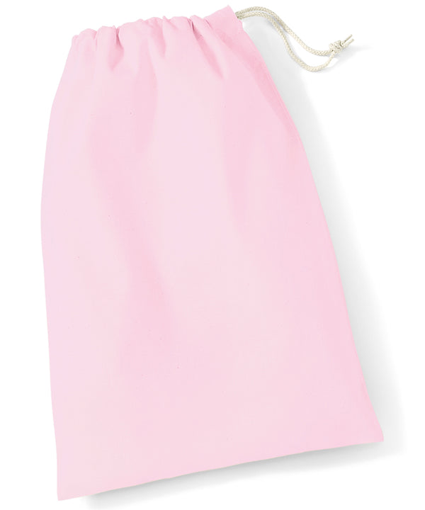 Westford Mill Cotton Stuff Bag - Classic Pink