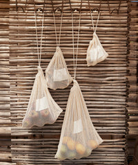 Westford Mill Organic Cotton Mesh Sacks - Natural