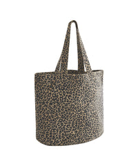 Westford Mill Leopard Print Canvas Shopper - Vintage Leopard Print