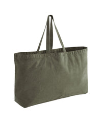 Westford Mill Garment-dyed Oversized Tote Bag - Vintage Moss