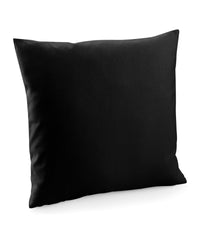 Westford Mill Fairtrade Cotton Canvas Cushion Cover - Black