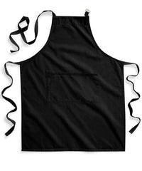 Westford Mill Fairtrade Cotton Adult Craft Apron - Black