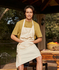 Westford Mill Fairtrade Cotton Adult Craft Apron - Black