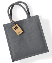Westford Mill Jute Midi Tote - Graphite Grey/Graphite Grey