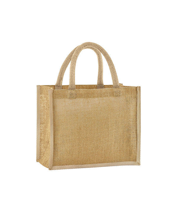 Westford Mill Natural Starched Jute Midi Tote - Natural
